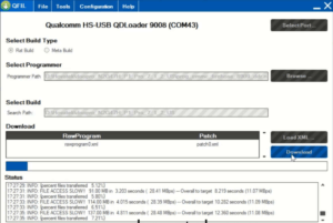 How to flash a qualcomm android phones firmware using qfil 10