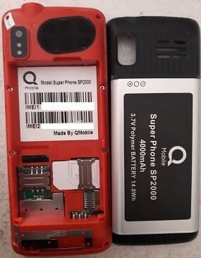 Qmobile super phone sp2000 flash file firmware