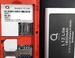 Qmobile l12 lite flash file stock firmware rom