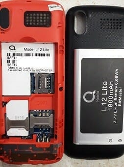 Qmobile l12 lite flash file stock firmware rom