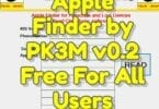 Apple finder by pk3m v0. 2 free for all users extract all details