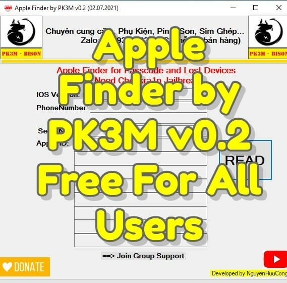 Apple finder by pk3m v0. 2 free for all users extract all details