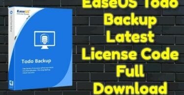 Easeus todo backup latest license code full download