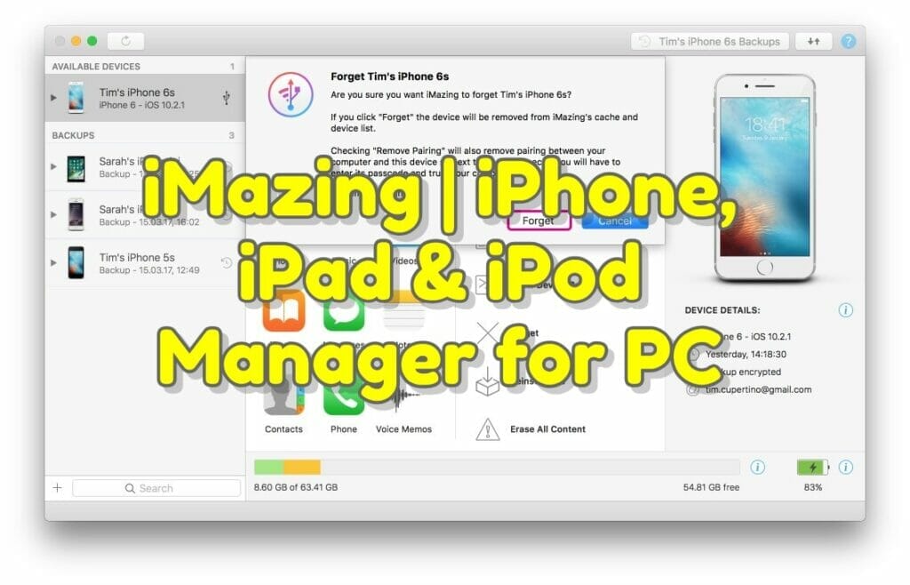 Imazing _ iphone, ipad & ipod manager for pc