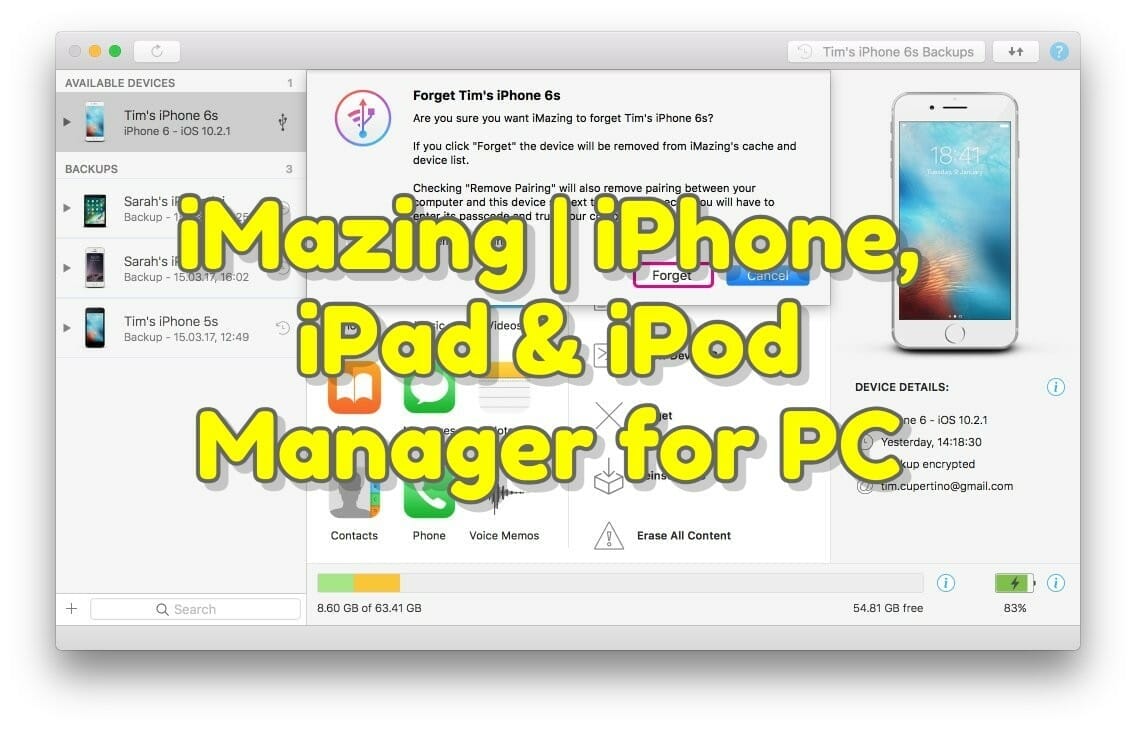 Imazing _ iphone, ipad & ipod manager for pc