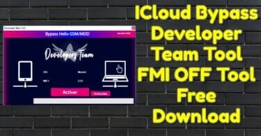 Icloud bypass developer team tool v3. 6 fmi off tool free download