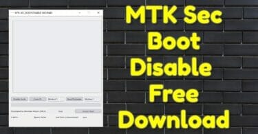 Mtk sec boot disable v4. 0. R443 free download