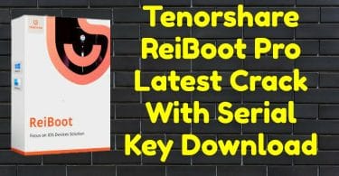 Tenorshare ReiBoot Pro Latest Crack 8.0.12.4 With Serial Key Download
