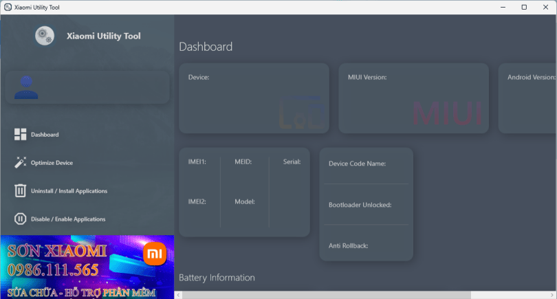 Xiaomi Utility Tool