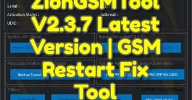 Ziongsmtool v2. 3. 7 latest version _ gsm restart fix tool