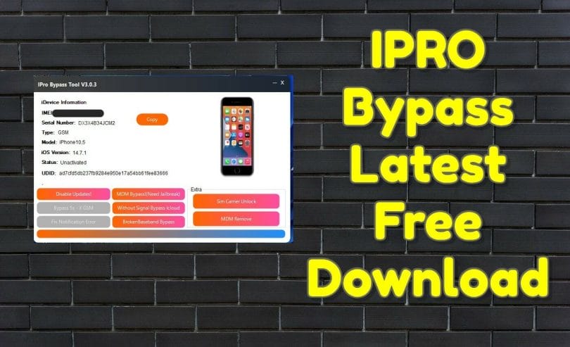IPRO Bypass V3.0.3 Free Download