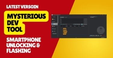 Mysteriousdev tool software interface for unlocking smartphones flashing firmware and repairing imei