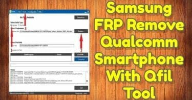 Samsung frp remove qualcomm smartphone with qfil tool