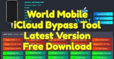 World mobile icloud bypass tool v1. 9 pro free download