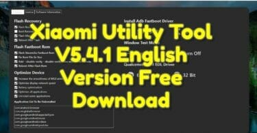 Xiaomi utility tool v5. 4. 1 english version free download