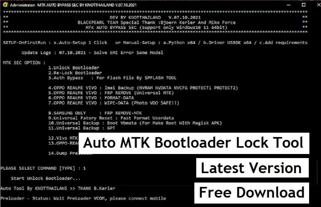 Auto-mtk-bootloader-unlock-tool