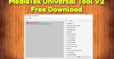 MediaTek Universal Tool V2 Free Download