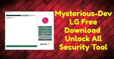 Mysterious-Dev LG V1.0 Free Download _ Unlock All Security Tool