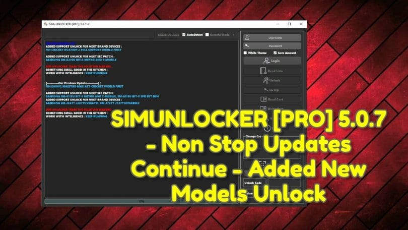 SIMUNLOCKER [PRO] 5.0.7 - Non Stop Updates Continue - Added New Models Unlock