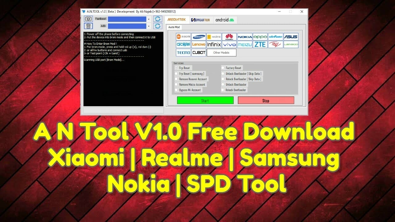 A n tool v1. 0 free download _ xiaomi _ realme _ samsung _ nokia _ spd tool