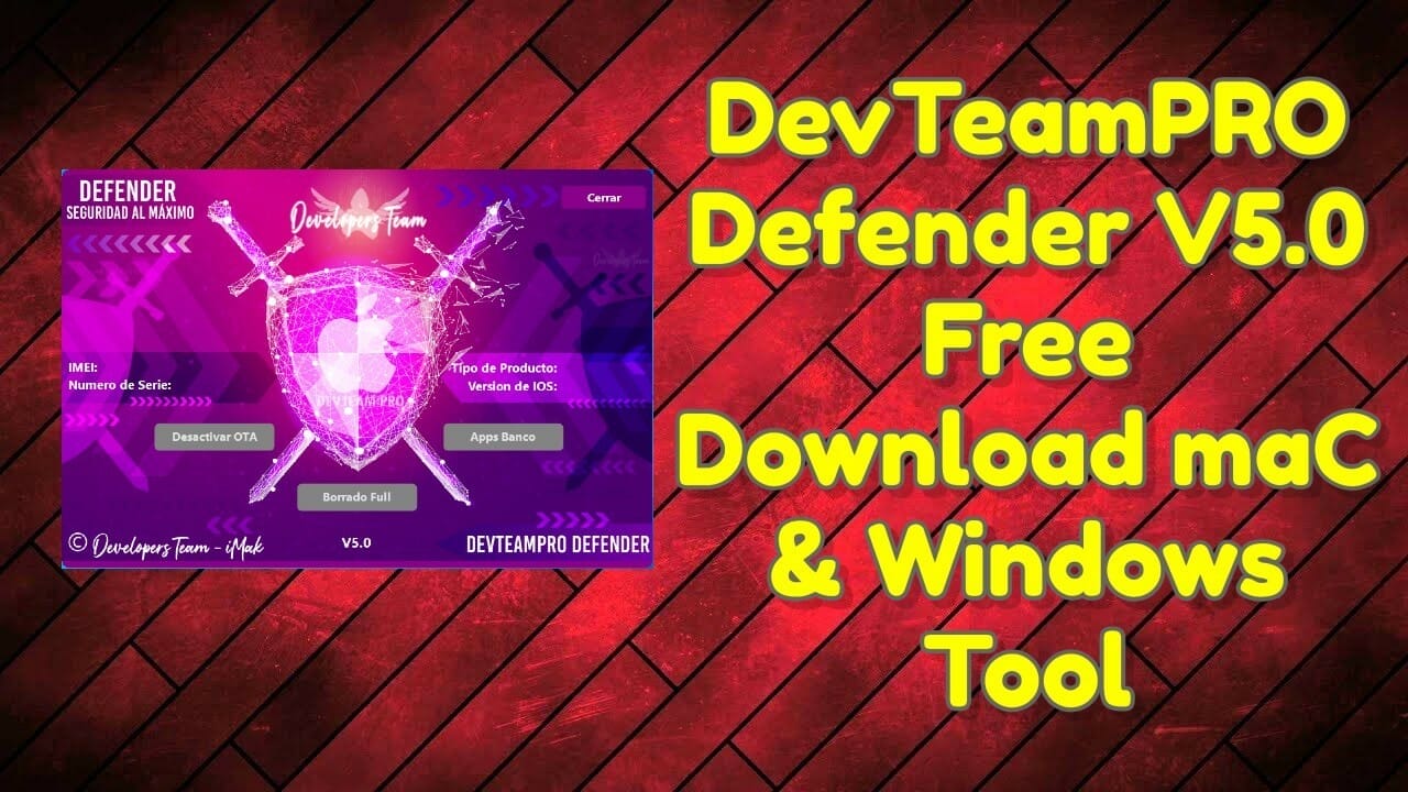 Devteampro defender v5. 0 free download mac & windows tool 1 Devteampro defender v5. 0 free download mac & windows tool