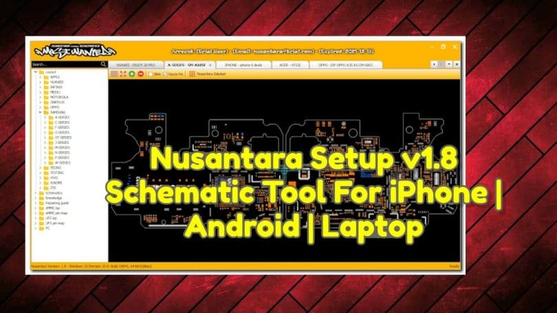 Nusantara Setup v1.8 Schematic Tool For iPhone _ Android _ Laptop - 3Days Free unlimited