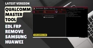 Qualcomm master tool interface showing frp removal options for samsung huawei oppo nokia and xiaomi devices via edl mode