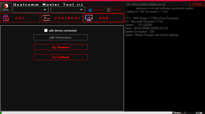 Qualcomm master tool edl frp remove samsung huawei 8 Qualcomm master tool download button with latest version for frp removal on samsung and huawei devices