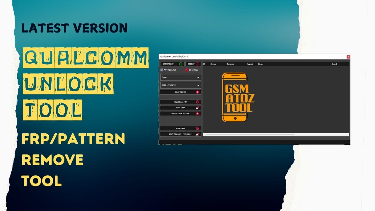 Qualcomm unlock tool latest frp/pattern remove tool free download Qualcomm unlock tool latest frp/pattern remove tool free download