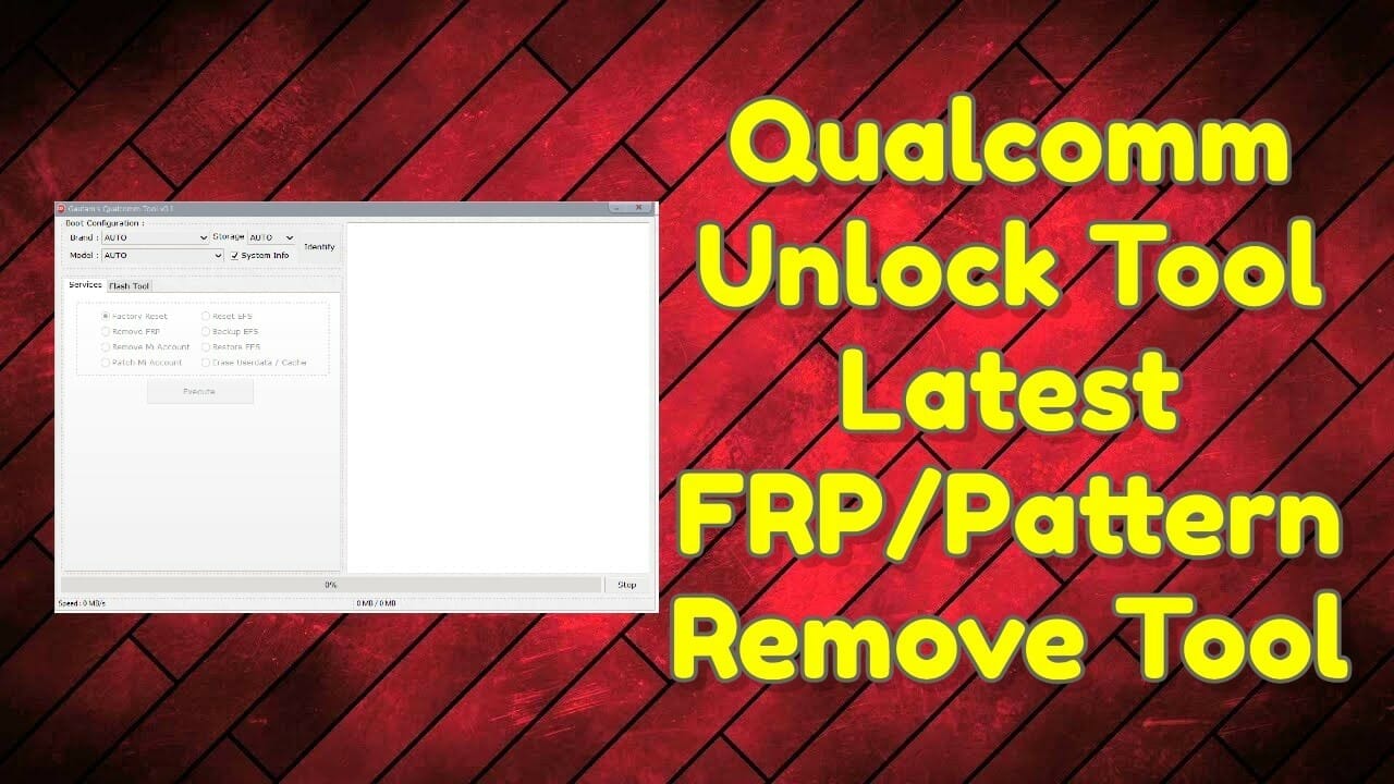 Qualcomm unlock tool latest frp_pattern remove tool free download