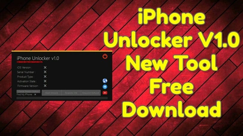iPhone Unlocker V1.0 New Tool Free Download