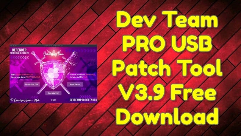 Dev Team PRO USB Patch Tool V3.9 Free Download