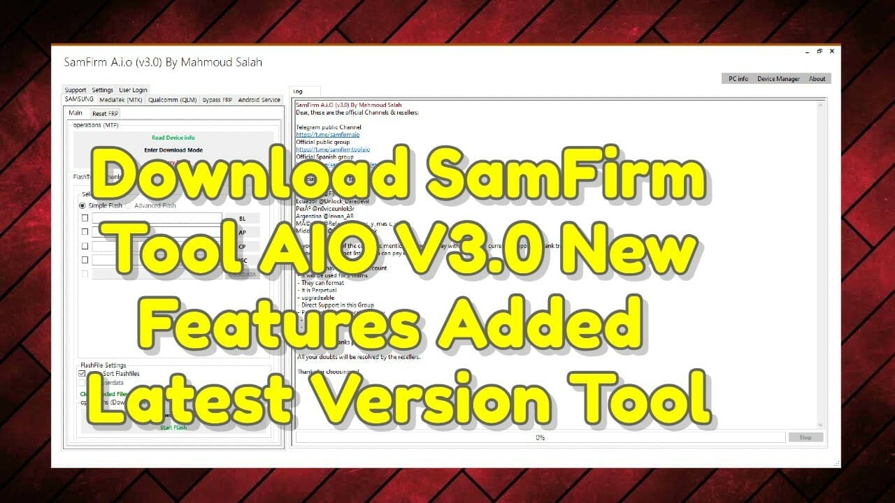 Download samfirm tool aio v3. 0 new features added _ latest version