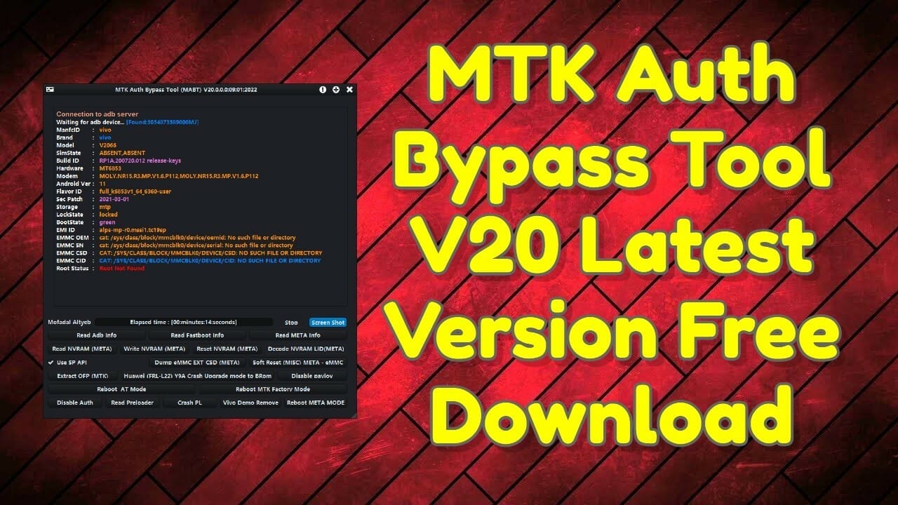 Mtk auth bypass tool v20 latest version free download