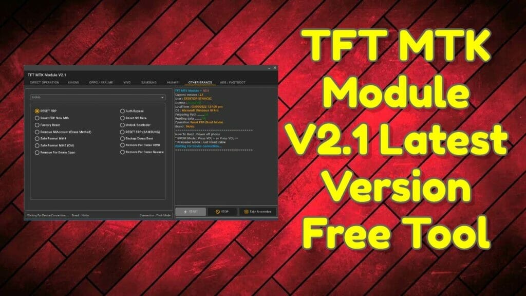 Tft mtk module v2. 1 latest version free download