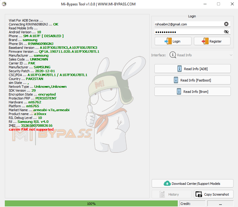 Mi-bypass tool v1. 08 added official mi account bypass 3 1 3