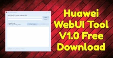 Huawei webui tool v1. 0 free download