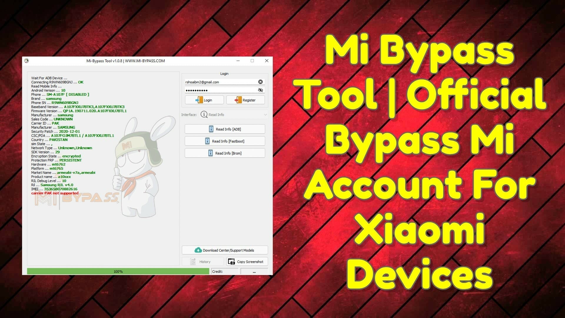 Mi-bypass tool v1. 08 added official mi account bypass 1 Mi bypass tool _ official bypass mi account for xiaomi devices