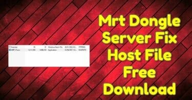 Mrt dongle server fix host file free download