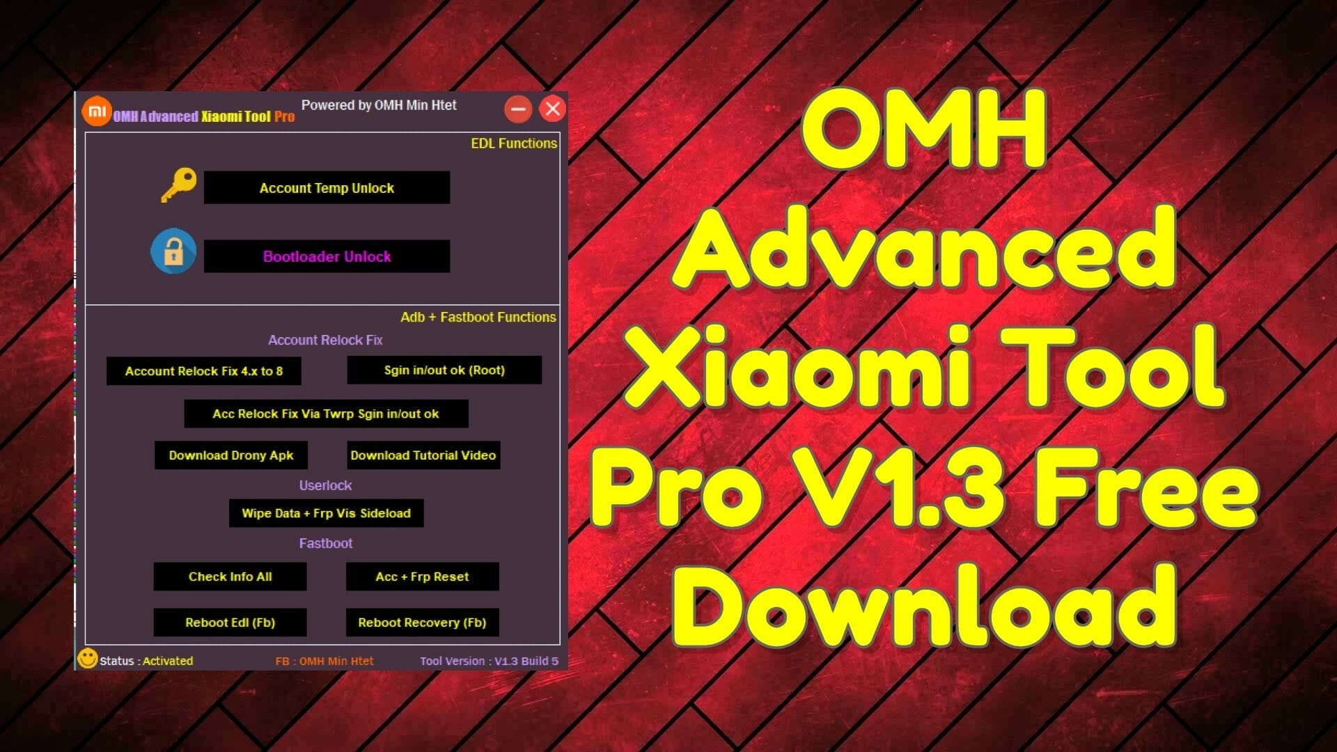 Omh advanced xiaomi tool pro v1. 3 free download