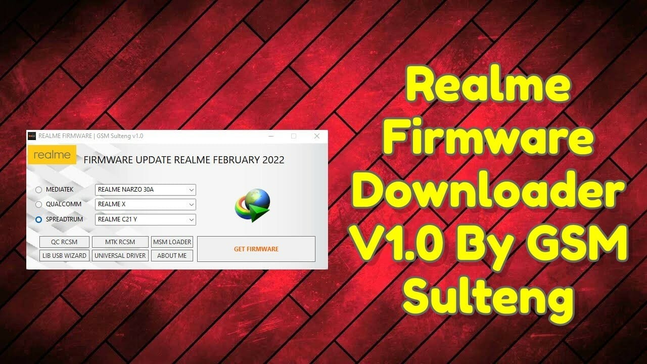 Realme firmware downloader v1. 0 by gsm sulteng