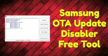 Samsung ota update disabler free tool