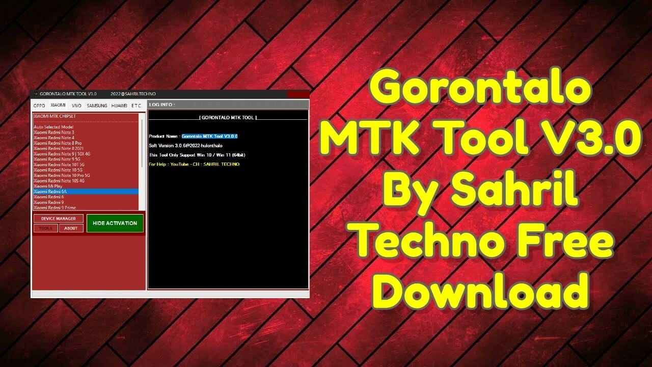 Gorontalo mtk tool v3. 0 by sahril techno free download