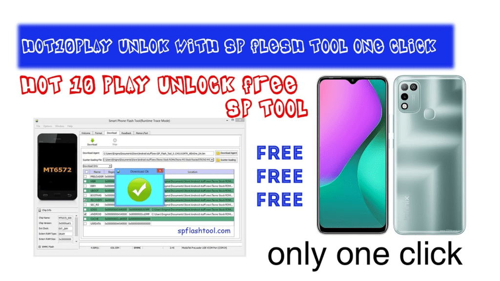 Infinix x688b format+frp remove with sp flash tool