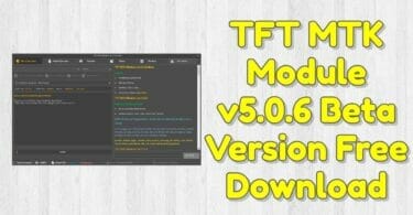 Tft mtk module v5. 0. 6 beta version free download