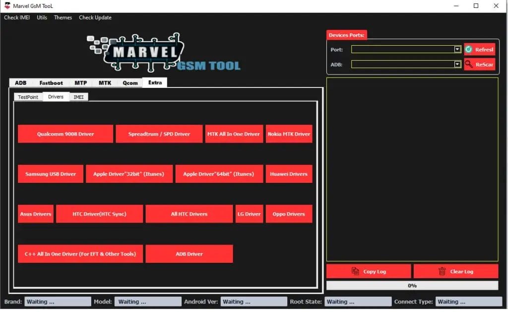 Marvel gsm tool v5. 0 mtk qualcomm mtp frp erase tool