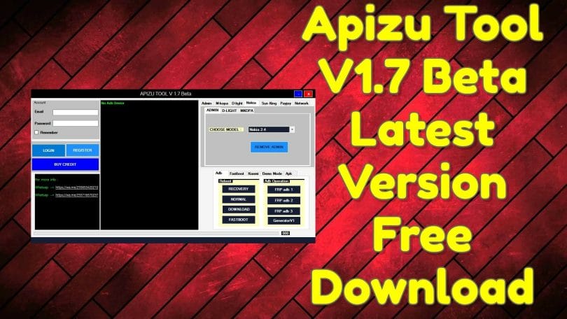 Apizu Tool V1.7 Beta Latest Version Free Download