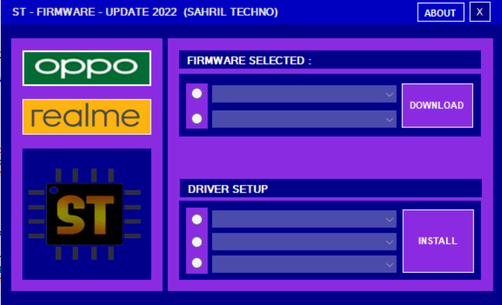 St - firmware update tool oppo and realme tool 2 Oppo-realme st- firmware update tool latest free download