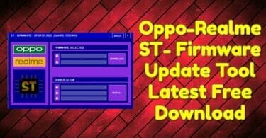 Oppo-realme st- firmware update tool latest free download