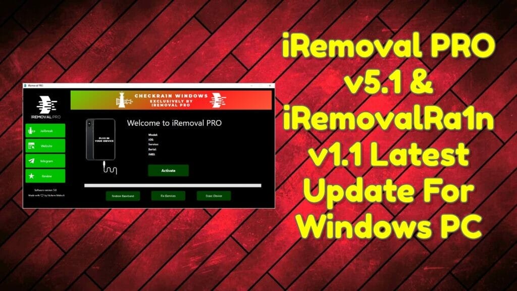 Iremoval pro v5. 1 & iremovalra1n v1. 1 latest update for windows pc